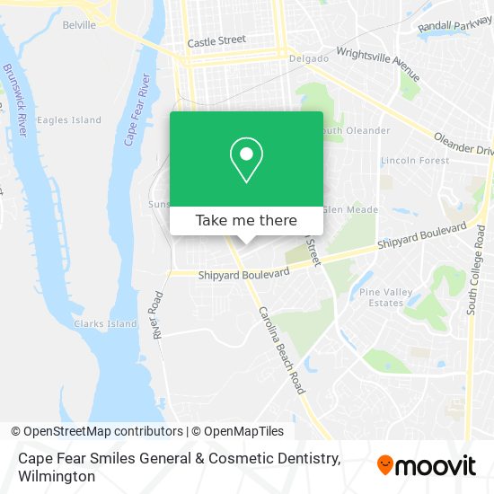 Cape Fear Smiles General & Cosmetic Dentistry map