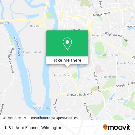 K & L Auto Finance map