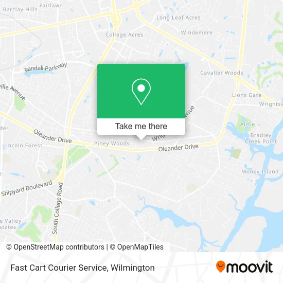Fast Cart Courier Service map