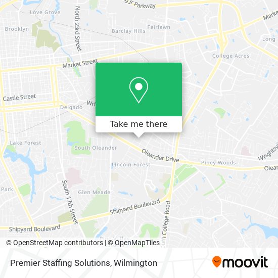 Mapa de Premier Staffing Solutions