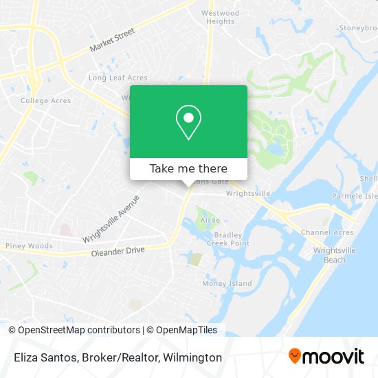 Eliza Santos, Broker/Realtor map