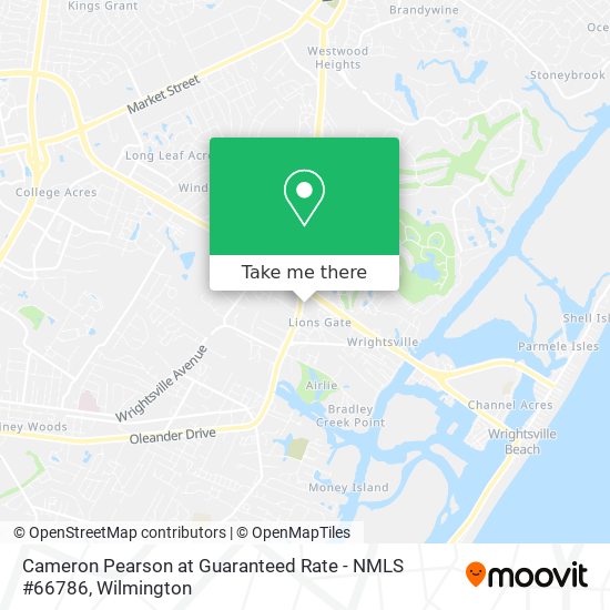 Cameron Pearson at Guaranteed Rate - NMLS #66786 map
