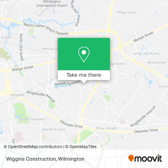 Wiggins Construction map