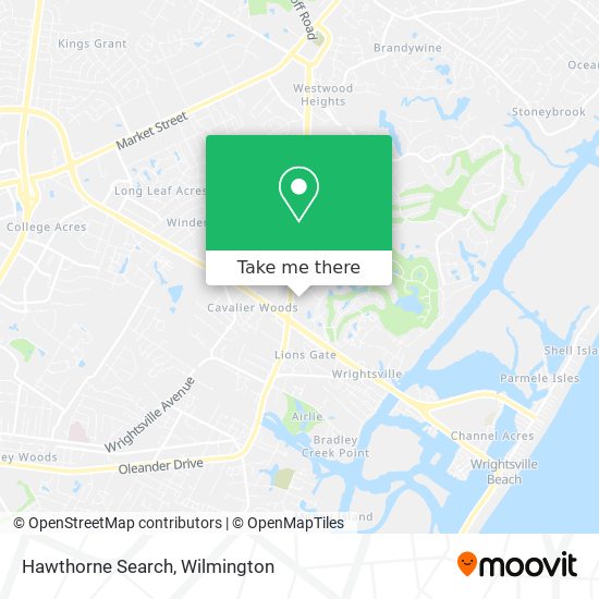 Mapa de Hawthorne Search