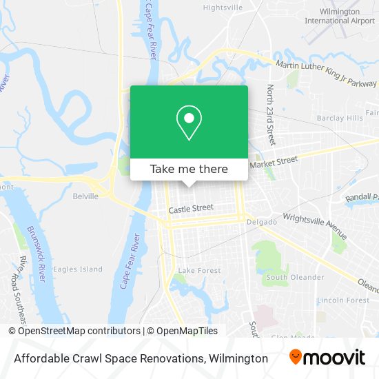 Mapa de Affordable Crawl Space Renovations