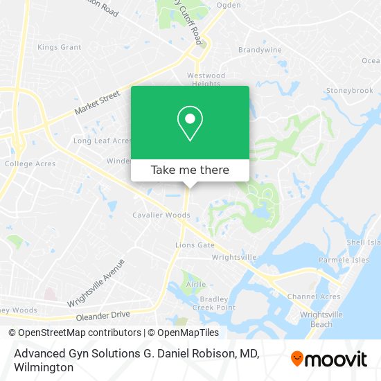 Advanced Gyn Solutions G. Daniel Robison, MD map
