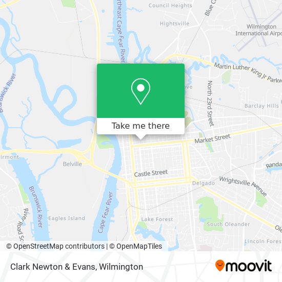 Clark Newton & Evans map