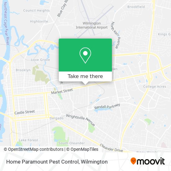 Home Paramount Pest Control map