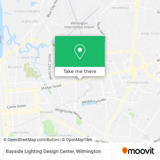 Bayside Lighting Design Center map