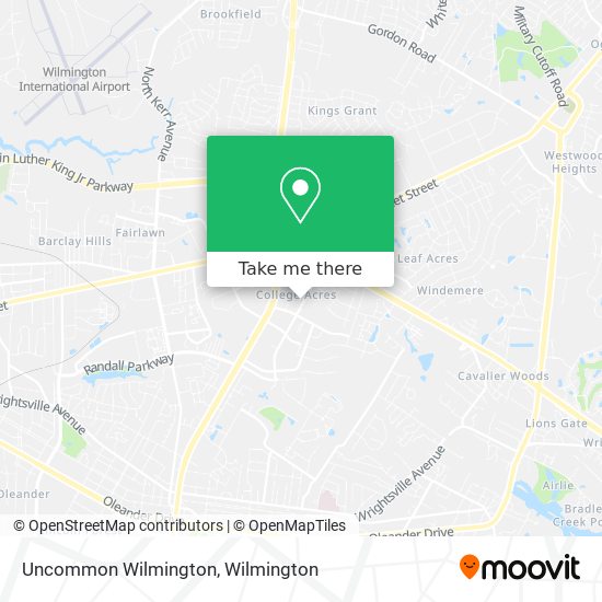 Uncommon Wilmington map