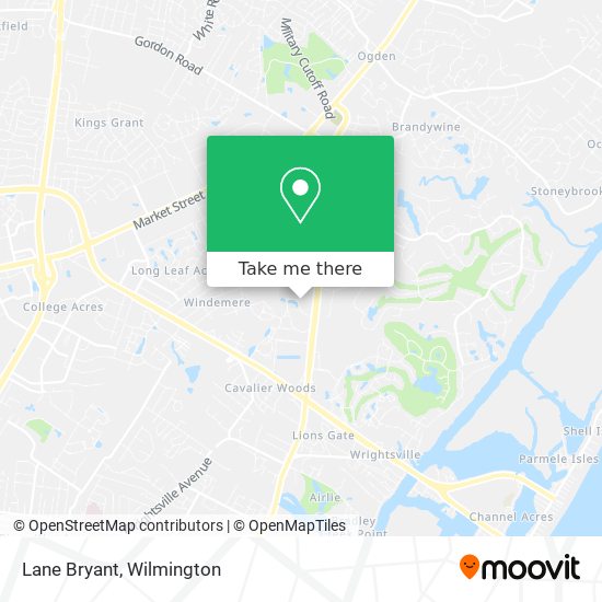 Lane Bryant map