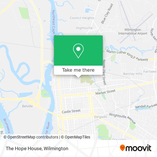 Mapa de The Hope House