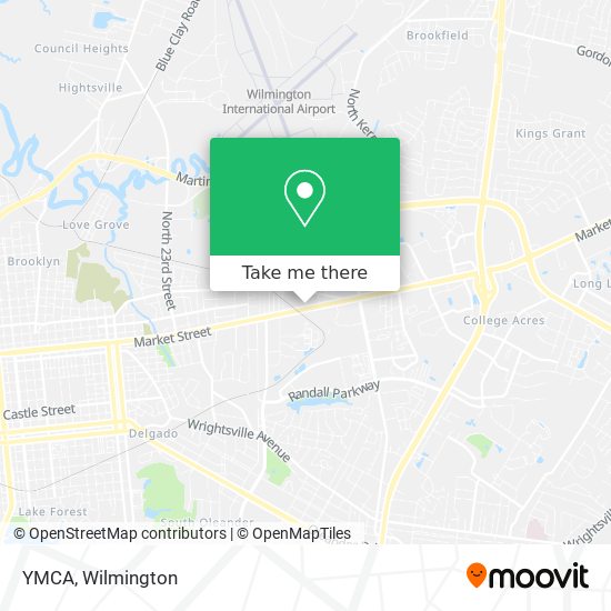 YMCA map