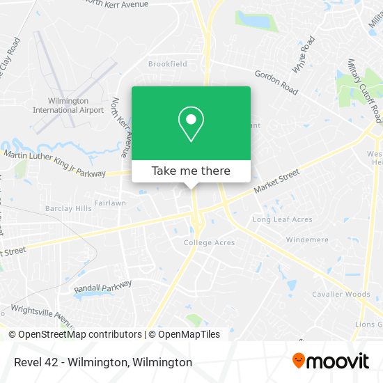 Revel 42 - Wilmington map