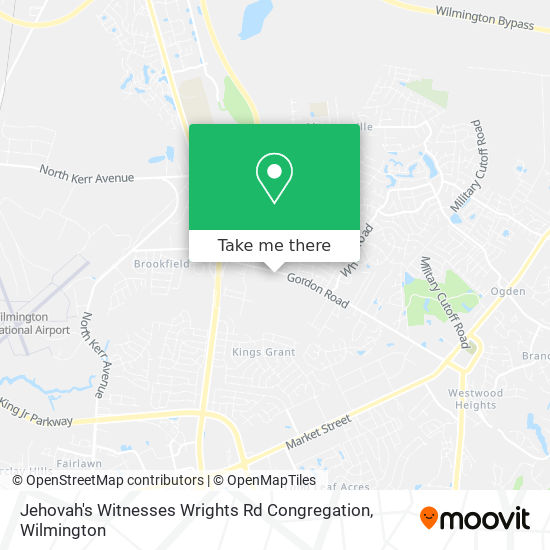 Jehovah's Witnesses Wrights Rd Congregation map