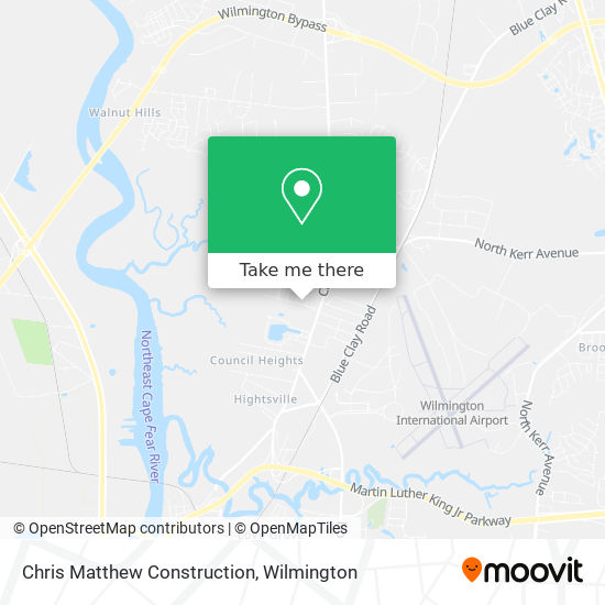Mapa de Chris Matthew Construction