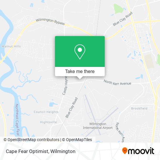 Cape Fear Optimist map
