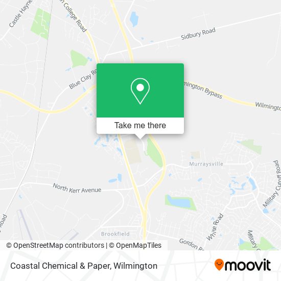 Coastal Chemical & Paper map