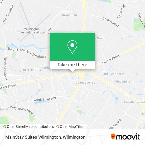 Mapa de MainStay Suites Wilmington