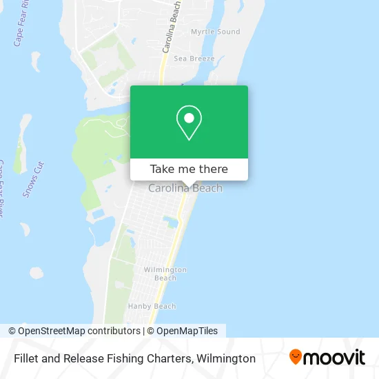 Fillet and Release Fishing Charters map