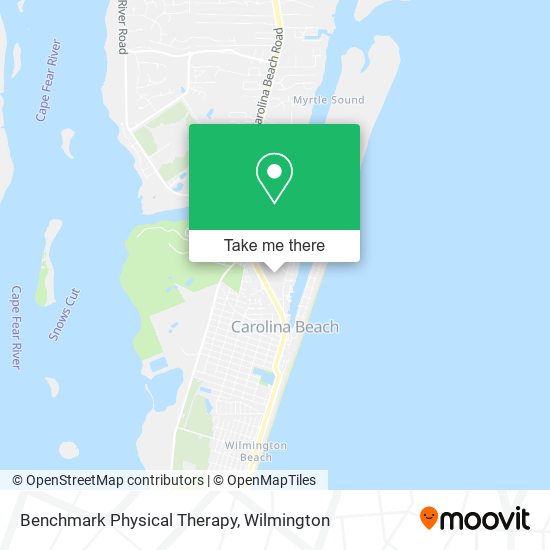 Benchmark Physical Therapy map
