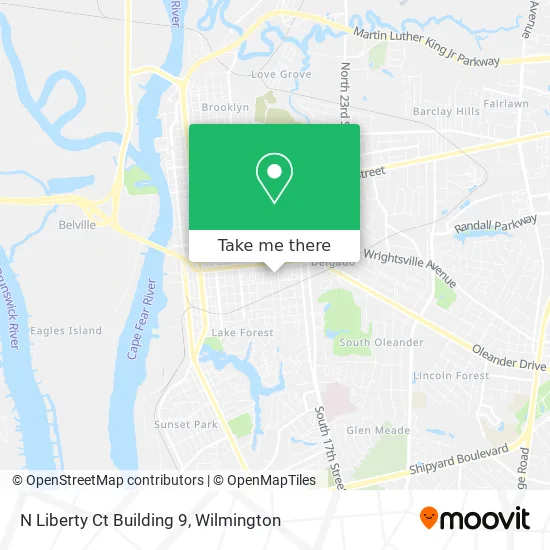 N Liberty Ct Building 9 map