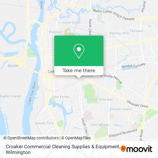 Croaker Commercial Cleaning Supplies & Equipment map
