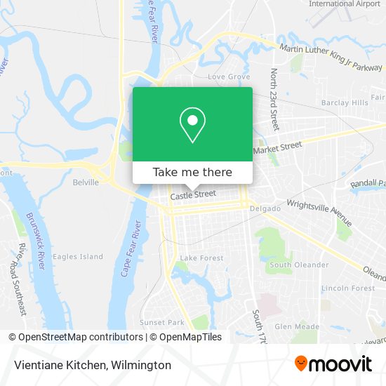 Mapa de Vientiane Kitchen