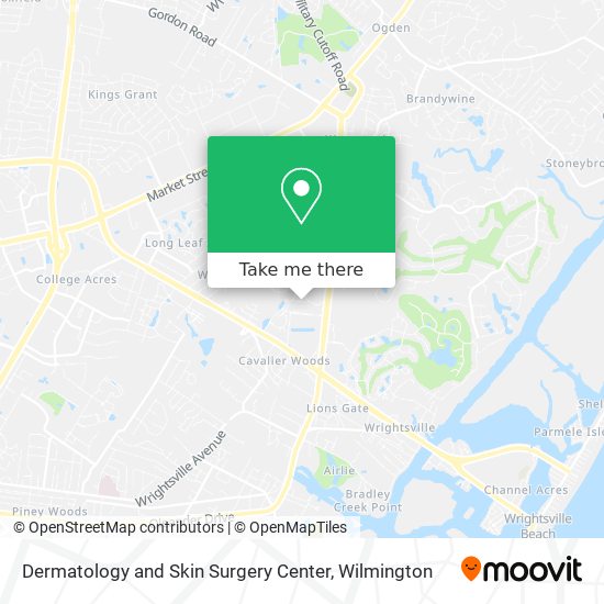 Dermatology and Skin Surgery Center map