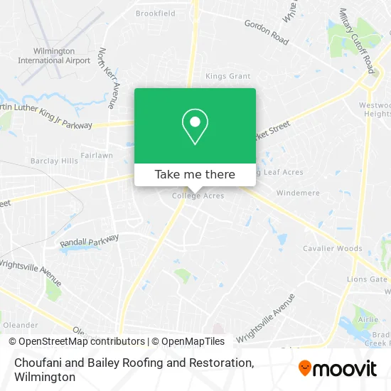 Choufani and Bailey Roofing and Restoration map