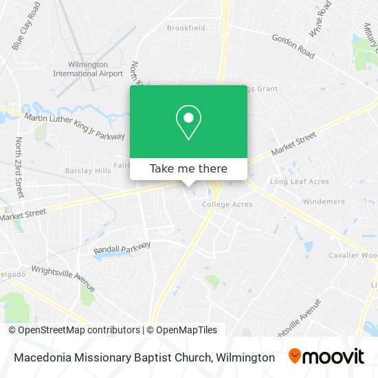 Mapa de Macedonia Missionary Baptist Church