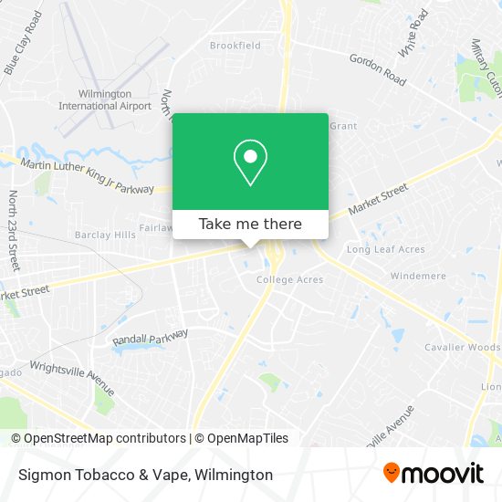 Sigmon Tobacco & Vape map