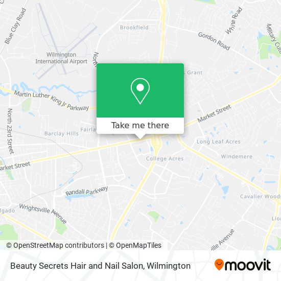 Beauty Secrets Hair and Nail Salon map