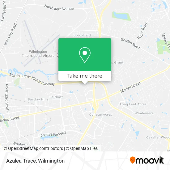 Azalea Trace map
