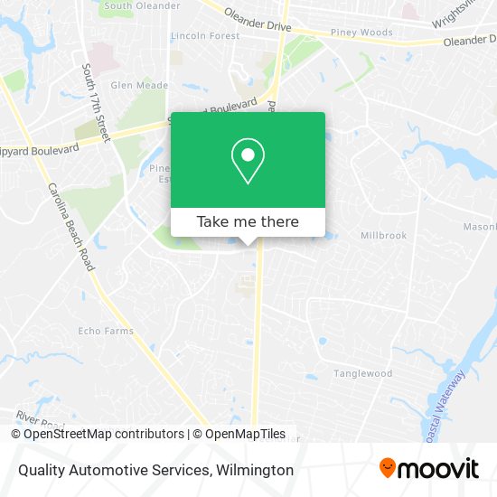 Mapa de Quality Automotive Services