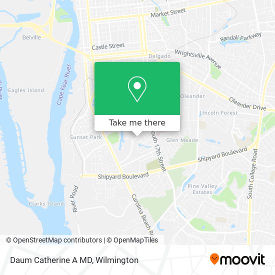 Daum Catherine A MD map