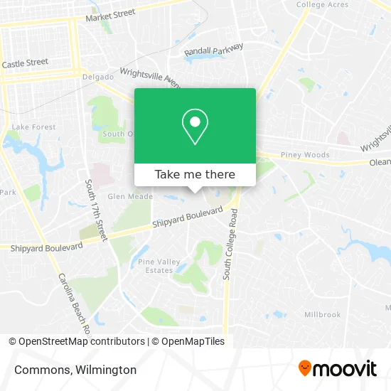 Commons map