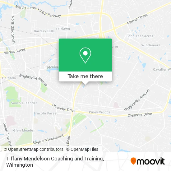 Tiffany Mendelson Coaching and Training map