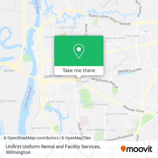 Mapa de Unifirst Uniform Rental and Facility Services