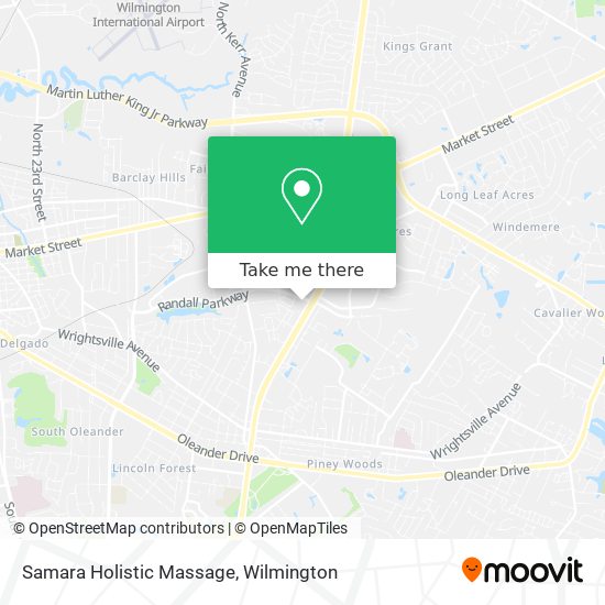 Mapa de Samara Holistic Massage