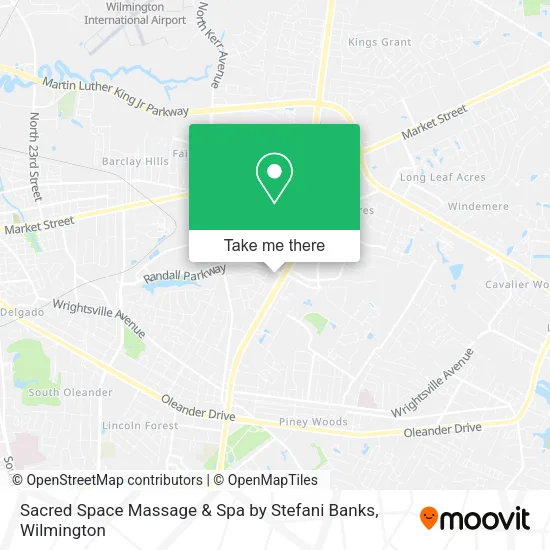 Sacred Space Massage & Spa by Stefani Banks map