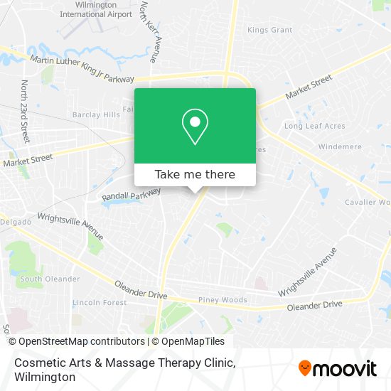 Cosmetic Arts & Massage Therapy Clinic map