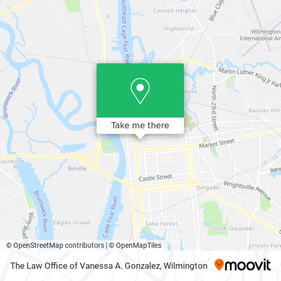 The Law Office of Vanessa A. Gonzalez map