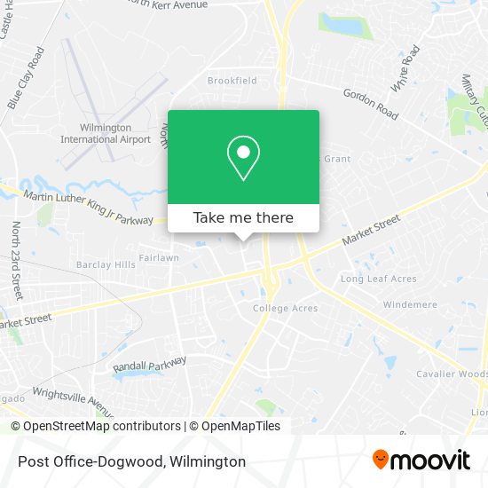 Post Office-Dogwood map