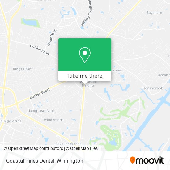 Coastal Pines Dental map