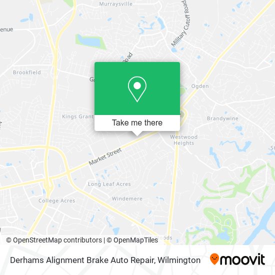 Derhams Alignment Brake Auto Repair map