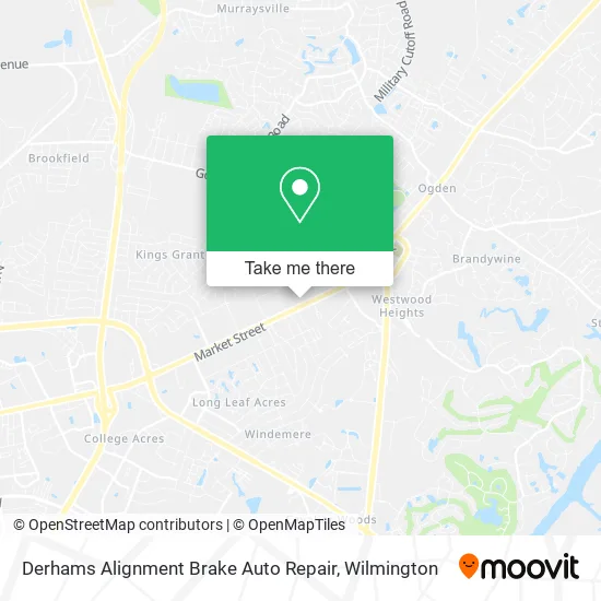 Derhams Alignment Brake Auto Repair map