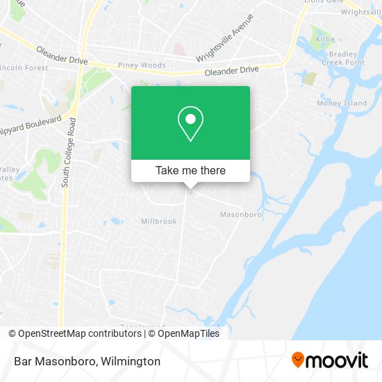 Mapa de Bar Masonboro