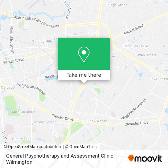 General Psychotherapy and Assessment Clinic map