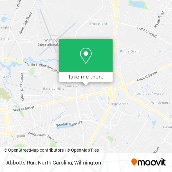 Abbotts Run, North Carolina map